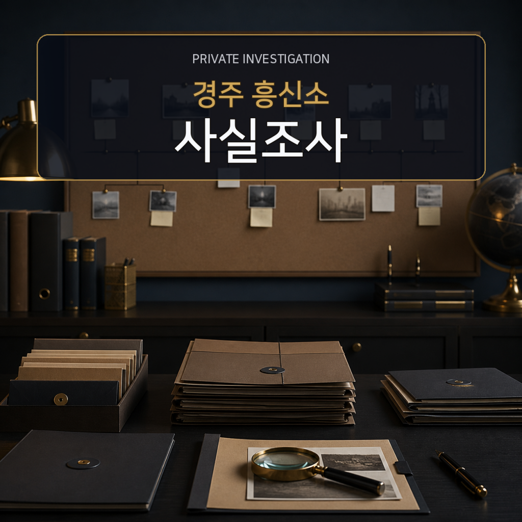 경주 사실관계 조사 전문 흥신소