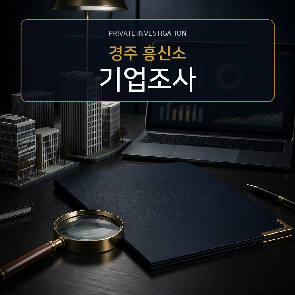 경주 기업·거래처 조사 전문 흥신소
