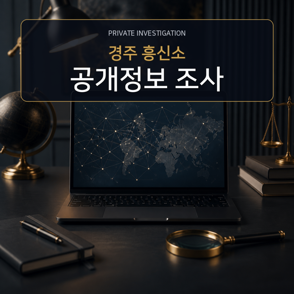 경주 디지털 공개정보 조사 전문 흥신소