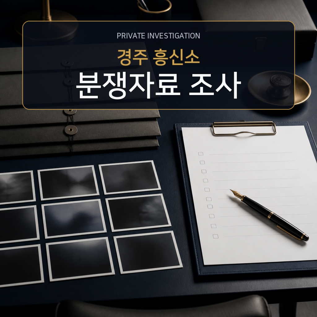 경주 분쟁자료 조사 전문 흥신소